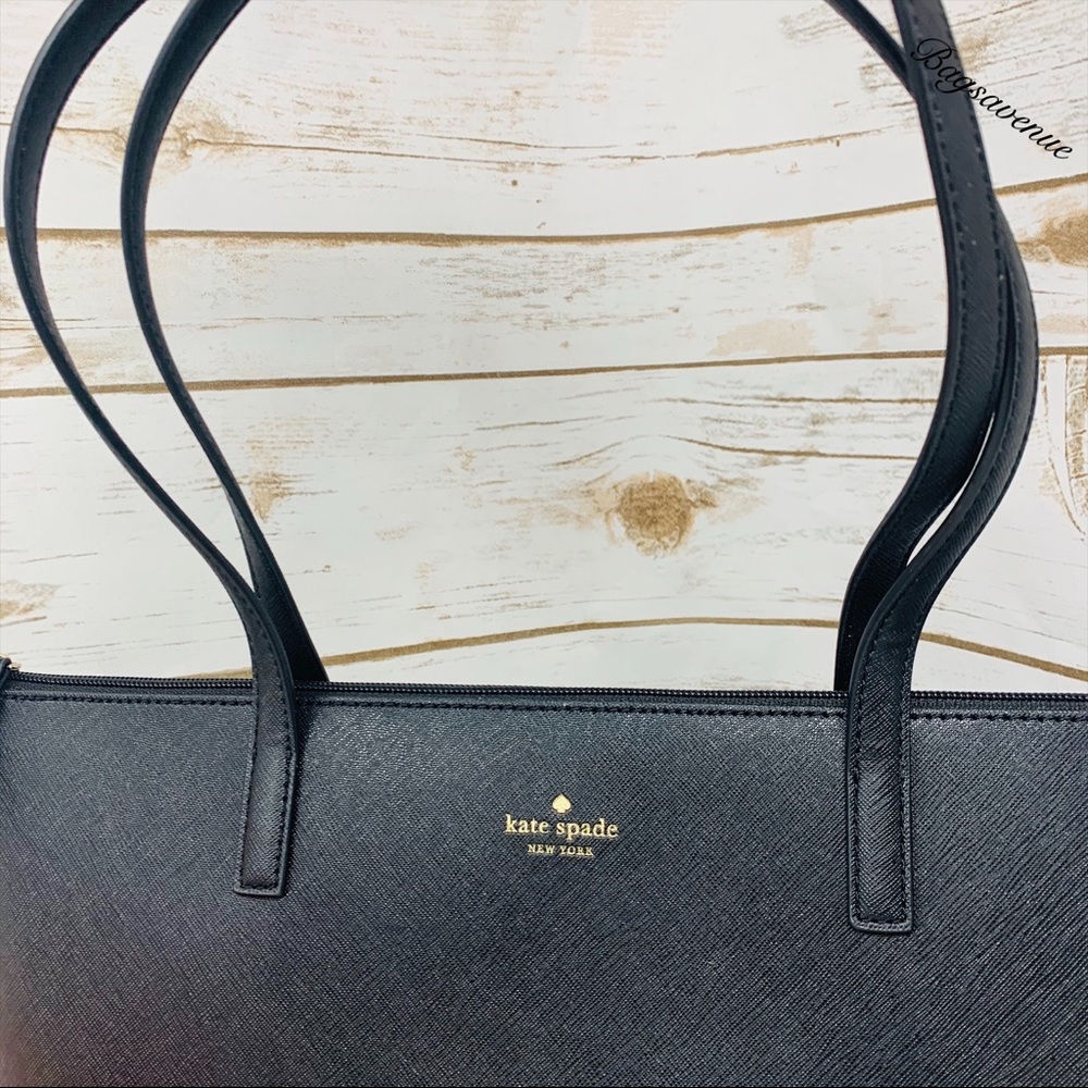 Glitter Kate spade penny Greta tote wallet black - Picture 8 of 8